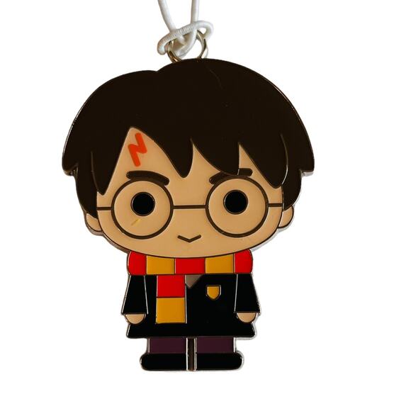 Harry Potter Wizarding World Christmas Ornament Chibi Hallmark 2019 Metal WB - Picture 5 of 5